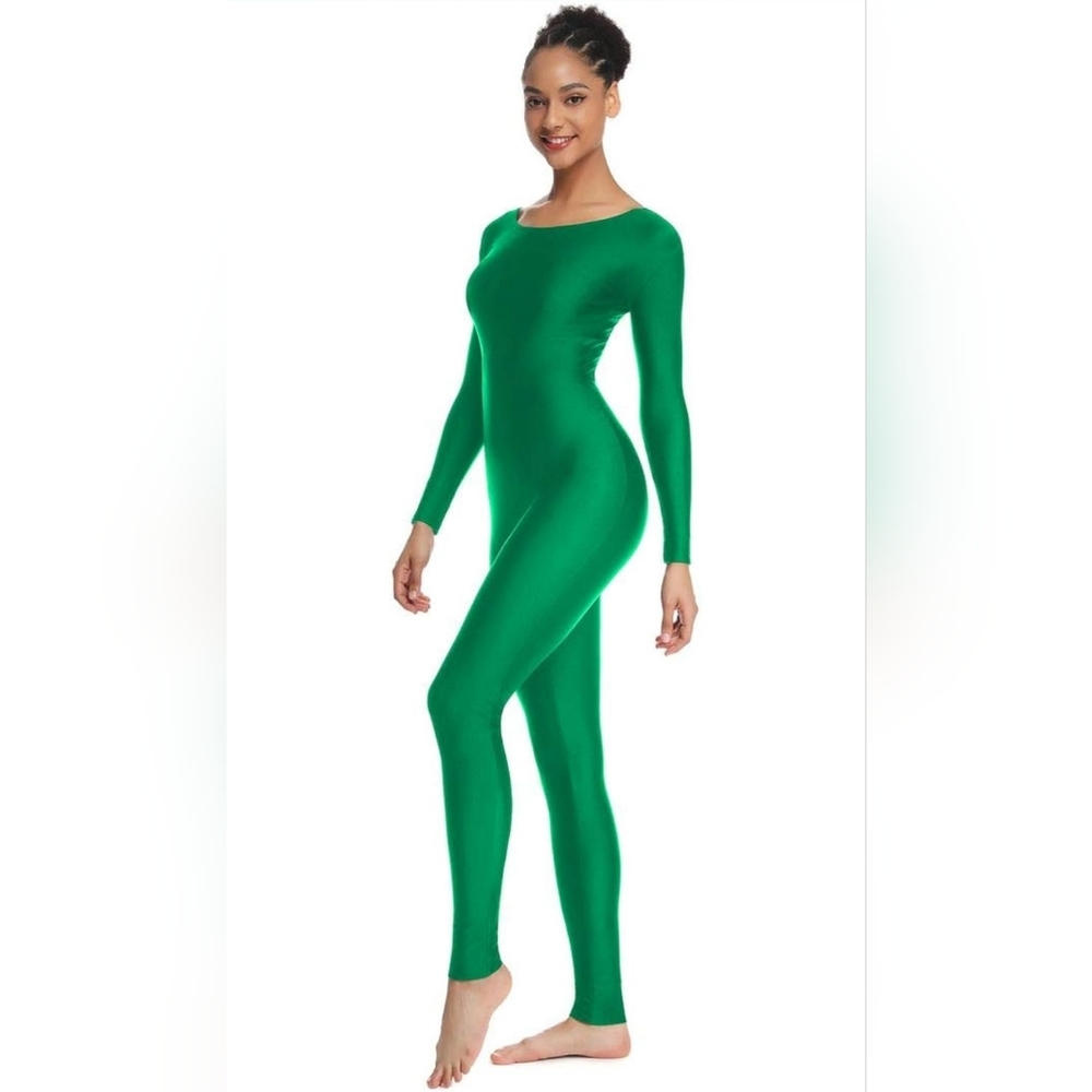 OVIGILY Long Sleeve Unitard Dance Costume / Full Bodysuit
